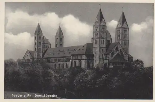 Speyer am Rhein - Der Kaiserdom, Südseite ngl 213.786