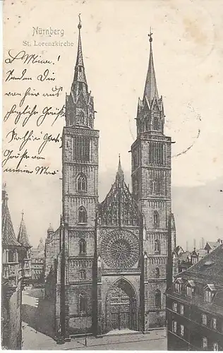 Nürnberg St.Lorenzkirche gl1903 C2419