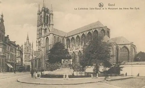 Gand Cathédrale St. Bavon et Eyck-Monument ngl 136.457