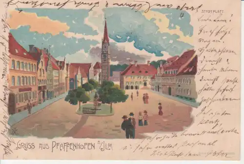 Pfaffenhofen/Ilm Stadtplatz gl1899 207.971