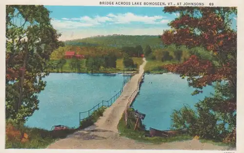 Lake Bomoseen VT. Bridge at Johnsons gl1936 204.527
