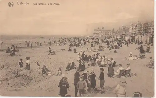 Ostende Strandpanorama feldpgl1916 203.978