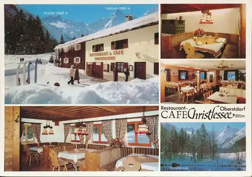 Oberstdorf Restaurant Café Christlessee ngl 135.372