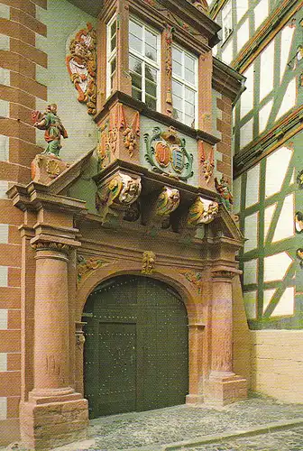 Alsfeld Hessen Minnigerodehaus Barockportal ngl C4664