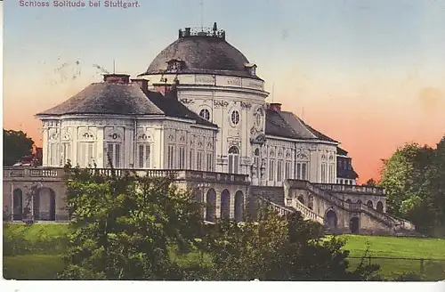 Schloss Solitude bei Stuttgart feldpgl1916 C3624