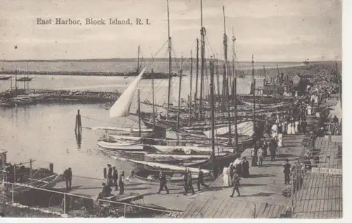 Block Island, R.I. East Harbor gl1912 204.398