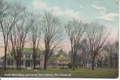 Fair Haven VT. North Park + Main Street gl1932 204.491