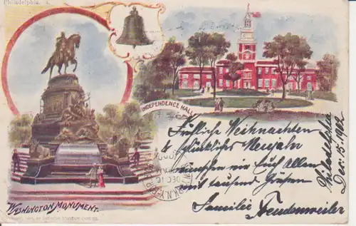 Philadelphia Monument Independence Hall gl1902 204.109