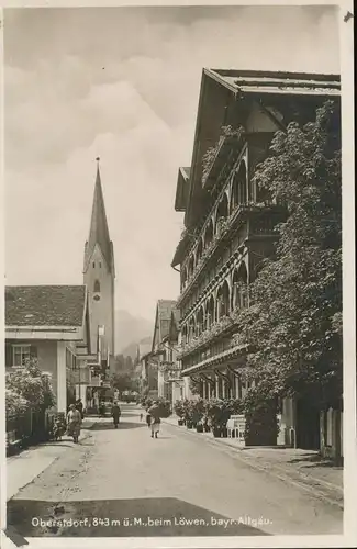 Oberstdorf Partie beim 'Löwen' ngl 135.380