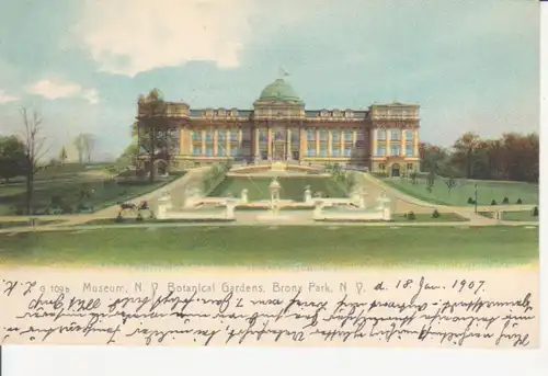 New York Bronx Park Museum Bot. Gardens gl1907 204.539