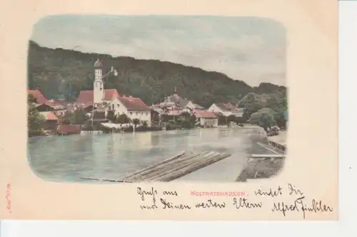 Wolfratshausen Teilansicht Partie gl1898 208.349