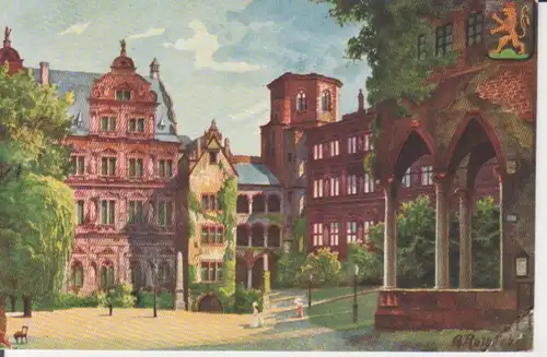 Heidelberg Schloss Der Schlosshof ngl 214.070