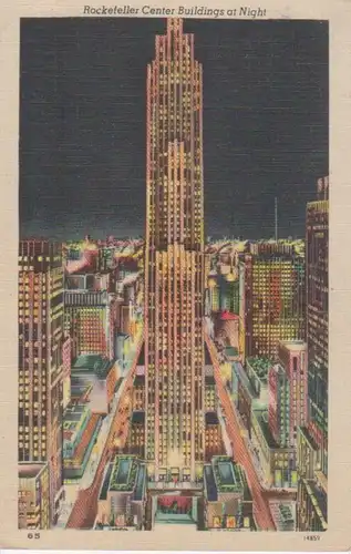 New York Rockefeller Center Buildings gl1947 204.202