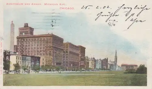 Chicago Mich.Ave. Auditorium and Annex gl1902 204.569