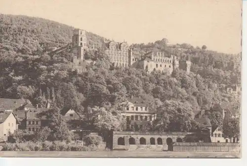 Heidelberg Das Schloss von der Hirschgasse gesehen ngl 214.087