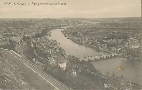 Namur - Citadelle Vue générale sur la Meuse ngl 135.619