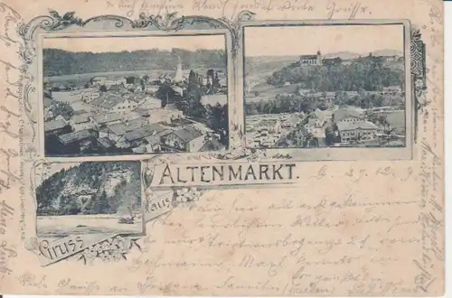 Altenmarkt a. Alz. Litho Panorama gl1897 208.543
