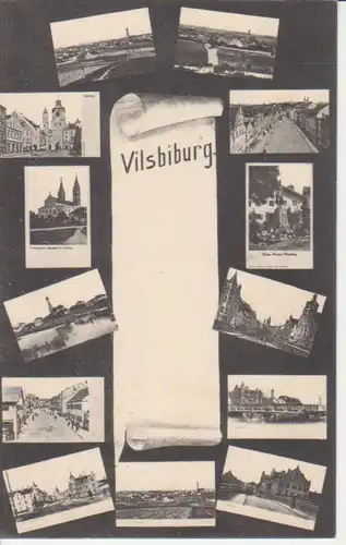 Vilsbiburg Teilansichten Mehrbildkarte gl1911 208.648