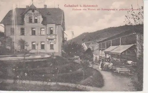 Eschenbach bei Hohenstadt Kurhaus mit Rosengarten gl1907 209.411