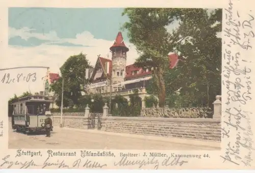 Stuttgart Restaurant Uhlandshöhe gl1903 204.689