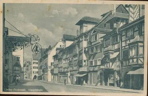 Lindau i.B. Hauptstraße gl1947 134.834