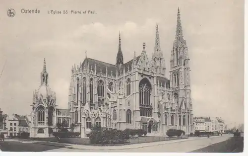 Ostende Kirche Peter und Paul feldpgl1915 203.992