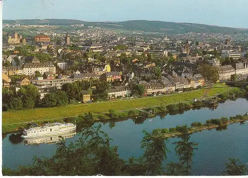 Trier an der Mosel vom nördlichen Moselufer gl1980 C6761