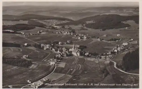 Schönwald im Schwarzwald vom Flugzeug aus ngl 206.884