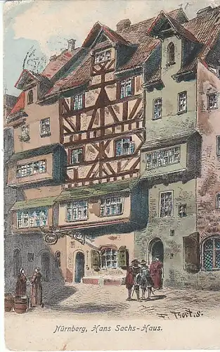 F.TROST Nürnberg Hans Sachs-Haus gl1906 C3798