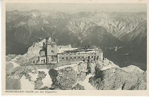 Münchener-Haus auf der Zugspitze ngl C2629