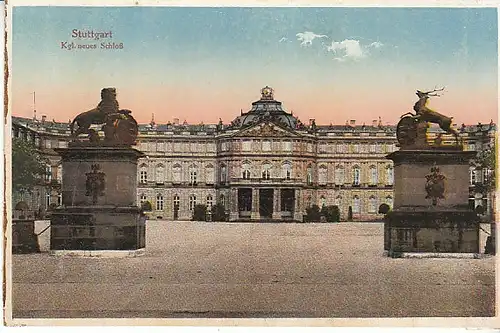 Stuttgart Kgl. Neues Schloß ngl C3398