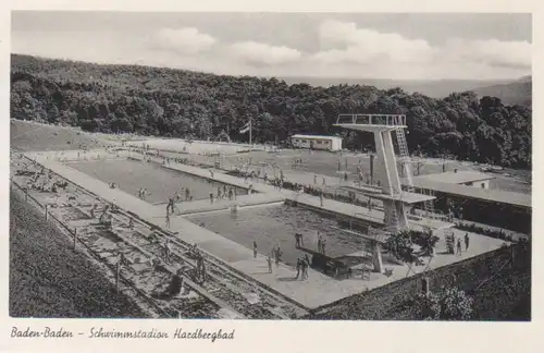 Baden-Baden Schwimmstadion Hardbergbad gl1954 206.549