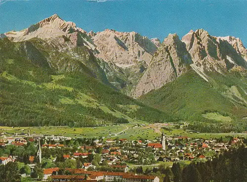 Garmisch-Partenkirchen mit Alpspitze ngl1961 C4494