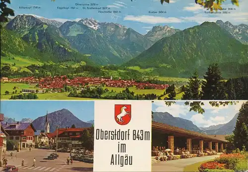 Oberstdorf Panorama und 2 Teilansichten ngl 135.391