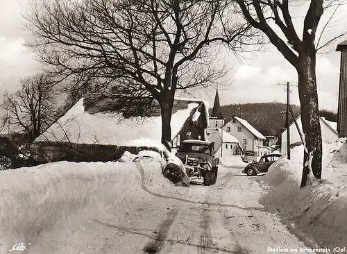 Stadlern am Reichenstein Opf. im Winter gl1965 C4527