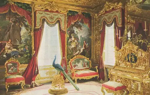 Schloss Linderhof in Ettal Gobelinzimmer ngl 136.142