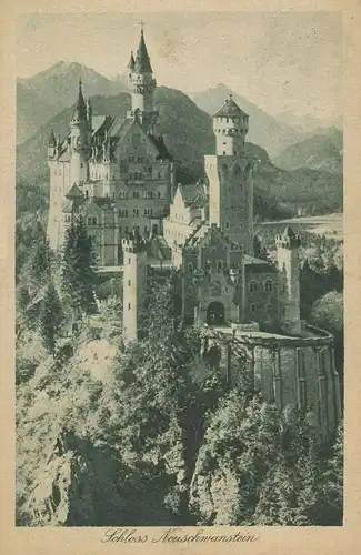 Schloss Neuschwanstein in Schwangau gl1927 136.188