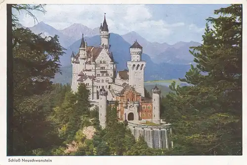 Schloss Neuschwanstein in Schwangau gl1937 136.185