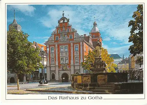 Gotha Thüringen Rathaus am Hauptmarkt ngl C6946