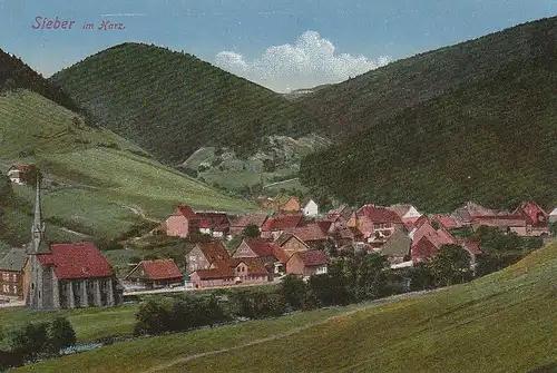 Sieber i.Harz in seiner Landschaft ngl C5248