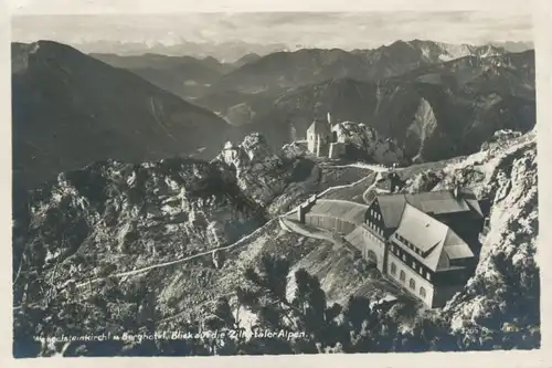 Berghütte: Wendelsteinhaus mit Kirchlein gl1927 104.739