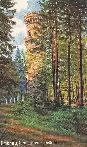 Ilmenau Turm auf dem Kickelhahn gl1928 C5267