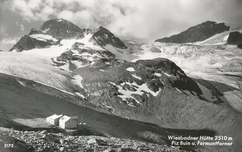 Berghütte: Wiesbadner Hütte Piz Buin und Fermuntferner ngl 104.749