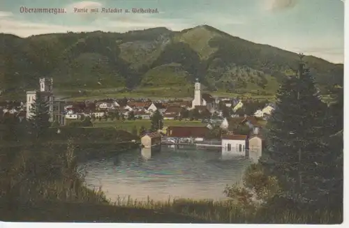 Oberammergau Partie Aufacker und Weiherbad ngl 208.045