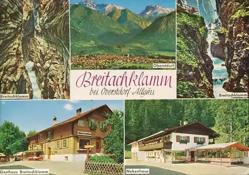 Breitachklamm bei Oberstdorf Mehrbildkarte ngl 135.342
