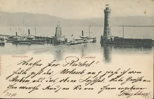 Lindau Hafeneinfahrt gl1898 134.843