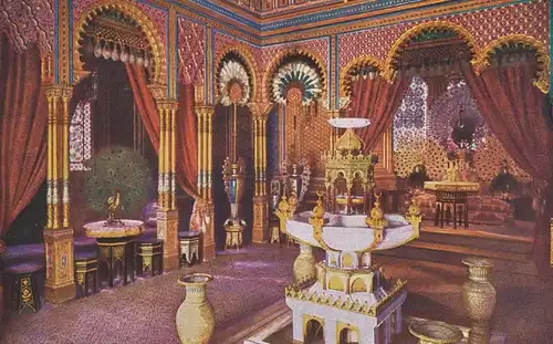 Schloss Linderhof in Ettal Kiosk Innen ngl 136.144