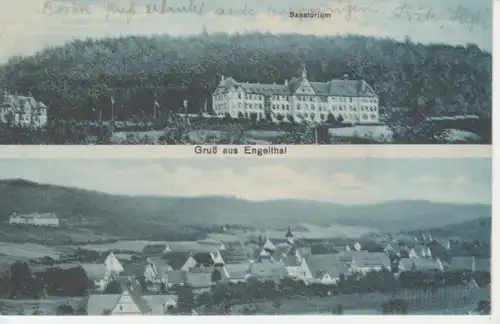 Engelthal Panorama und Sanatorium bahnpgl1918 209.394