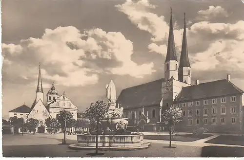 Altötting Abend am Kapellenplatz ngl C7215