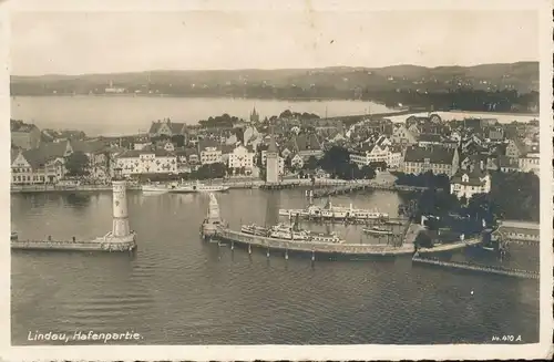 Lindau (Bodensee) Hafenpartie gl1939 135.063